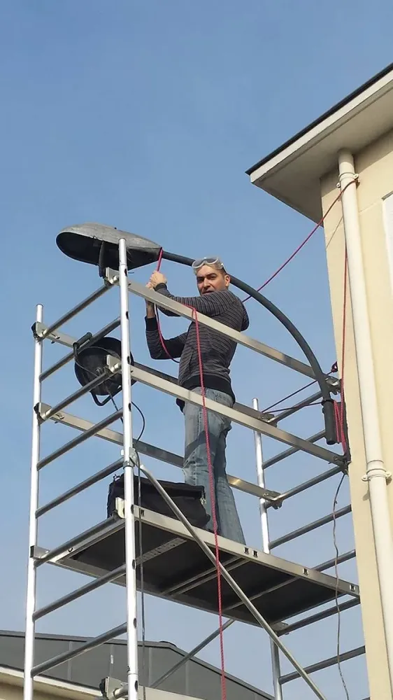 intervention lampadaire de ville